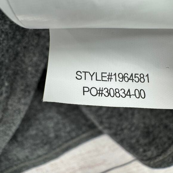 prAna Brookland 1/4 Zip Wool Sweater Mens Medium Gravel Gray 1/4 Zip - Picture 9 of 11